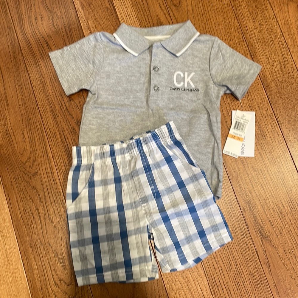 NWT CK Jeans 2 piece summer outfit
